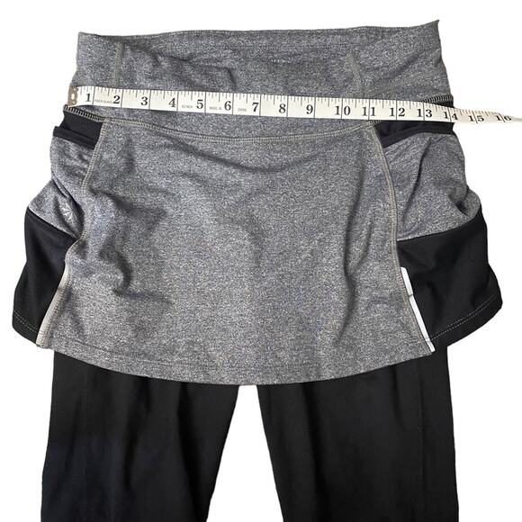 Athleta Skort Small Gray Be Free Skirted Leggings - Picture 4 of 6